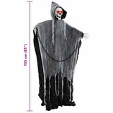 Halloween Grim Reaper Black 60 x 60 x 155 cm Polyester 42020043
