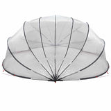 Pool Dome Folding Manual Transparent 592 x 590 x 275 cm PVC 42001134