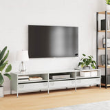ZNTS TV Cabinet White 202x39x43.5 cm Cold-rolled Steel 851351