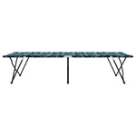 Folding Camping Bed Folding 2 pcs Leaf pattern 206 x 76 x 74 cm 42003173
