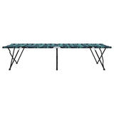 Folding Camping Bed Folding 2 pcs Leaf pattern 206 x 76 x 74 cm 42003173