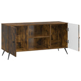 TV Cabinet Smoked Oak 102 x 34.5 x 50 cm Engineered Wood 895620