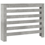 ZNTS Radiator Cover Concrete Grey 104x20x82 cm Engineered Wood 852693