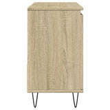 Bathroom Cabinet Sonoma Oak 65x33x60 cm Engineered Wood 849677