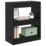 Book Cabinet Black Oak 60 x 30 x 72 cm Engineered Wood 880458
