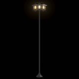 3-Head Lamp Post Black 16 x 16 x 187 cm Aluminum and ABS 42042695