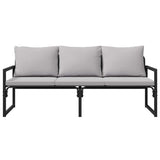 Garden Furniture Light Grey 180 x 72.5 x 71 cm Polyester 42009983