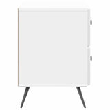 Bedside Cabinet High Gloss White 62 x 34.5 x 47.5 cm 895469