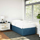 Bed Frame without Mattress Blue 80x200 cm Velvet 3284974