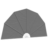 Balcony Privacy Screen 400 cm Polyester Light Grey 42037154