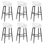 7 Piece Bar Set White 3057418