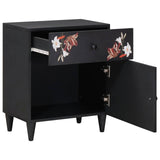 Bedside Table Multicolour 50 x 33 x 60 cm Solid Mango Wood 4018708