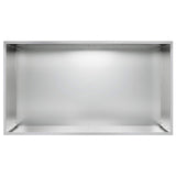 Garden Planter Silver 80 x 50 x 50 cm Galvanised Steel 8005270
