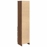 Highboard Brown Oak 37.5x35x180 cm Engineered Wood 861667