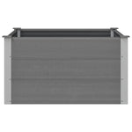 Garden Raised Bed WPC 100x100x54 cm Grey 43605