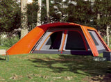 Family Tent with Porch 9-Person Grey and Orange Quick Release 4004215