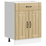 Kitchen Base Cabinet Lucca Sonoma Oak Engineered Wood 853730