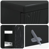 Bathroom Sink Cabinet DELFT Black 82 x 41x 59 cm 897016