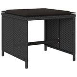 Garden Dining Set Black 3211183