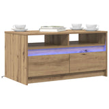 Coffee Table Artisian Oak 90 x 50 x 45 cm Engineered Wood 8004683