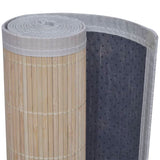 Rectangular Natural Bamboo Rugs 2 pcs 120x180 cm 278744