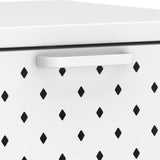 335893 Console Table White 106x35x75 cm Steel