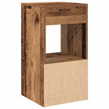 Bedside Cabinets with Drawer 2 pcs Old Wood 35x34x66.5 cm 858728