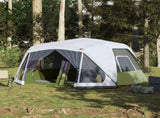 Family Tent with LED 10-Person Light Green Quick Release 94302