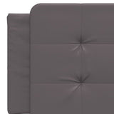 Bed Frame without Mattress "Zadar" Grey 160x200 cm Faux Leather 3208194