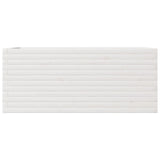 Garden Planter White 110x60x45.5 cm Solid Wood Pine 847284