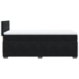Box Spring Bed with Mattress Black 90x190 cm Velvet 3286200