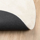 ZNTS Rug OVIEDO Short Pile Beige Ø 120 cm 375501