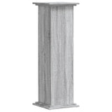 Plant Stand Grey Sonoma 33x33x100 cm Engineered Wood 852983