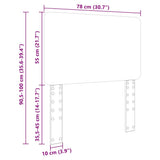Headboard Artisan Oak Engineered wood 887955