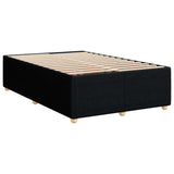 Bed Frame without Mattress Black Double Fabric 3285039