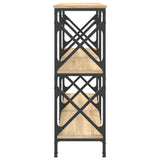 Console Table Sonoma Oak 156x28x80.5 cm Engineered Wood 835425