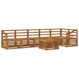 Sectional Sofa Set 7 pcs Natural Solid Acacia Wood 3374944