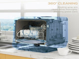 6L Five-Mode Tabletop Dishwasher - Black T3398P422794