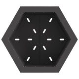 Smokeless Fire Pit Black 58 x 58 x 51 cm Steel 858980