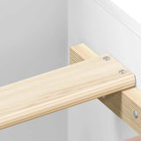 Bed Frame without Mattress White 75x190 cm Small Single Engineered Wood 835946