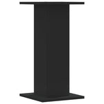 ZNTS Speaker Stands 2 pcs Black 30x30x60 cm Engineered Wood 852655