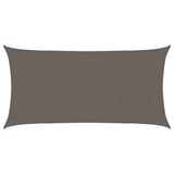 Sunshade Sail 160 g/m Anthracite 3x6 m HDPE 311075