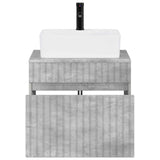 Bathroom Furniture Set Concrete Grey Engineered Wood 3404293