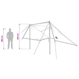 Car Tent Army Green 308 x 215 x 220 cm Polyester and Steel 42028550