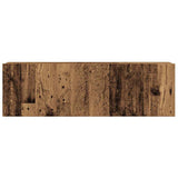 4 Piece TV Cabinet Set Wall-mounted Old Wood Engineered Wood 3329153