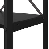 Bookshelf Black Oak 60 x 30 x 155 cm Engineered Wood 868383