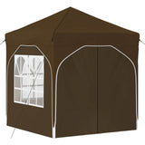 Pop-up Party Tent 192 x 192 x 245 cm Taupe 42019839