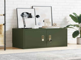 Storage Cabinet Olive Green 80 x 40 x 40 cm Steel 891674