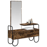 Dressing Table Smoked Oak 100 x 36.5 x 136 cm Engineered Wood 8007685
