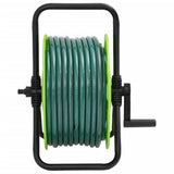 Free Standing Green Hose Reel with 30 m Hose PVC 3281515